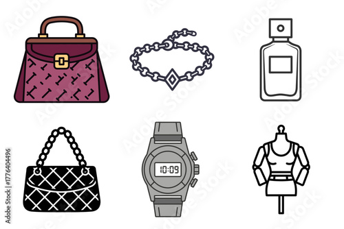 Spa and Wellness Icons Set: Relaxation, Massage, and Beauty Treatment Glyphs. Vector Symbols for Self-Care, Comfort, and Luxury Services.