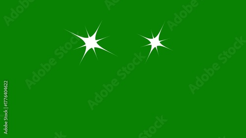 Wallpaper Mural Glowing star sparkle animation with twinkling doodle lights, glitter trails, and white shining stars blinking in a starry sky, creating a festive 4K night effect with shimmering motion background Torontodigital.ca