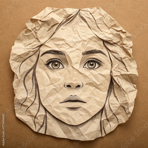 face of a woman