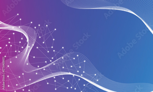 Abstract technology geometric lines background 