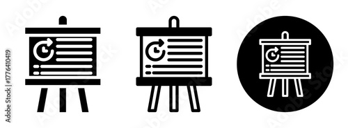 Future Projection Icon Collection Glyph & Mixed Style