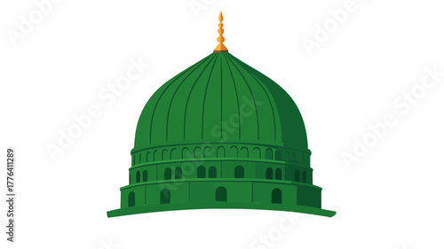 Gumbad e Rasool Masjid e Nabvi Green Dome in Madina