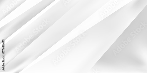 Abstract white and gray triangle vector background. texture white pattern