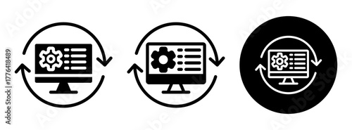 Operating System Icon Collection Glyph & Mixed Style