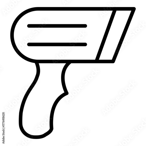 Barcode Scanner Line Color Icon