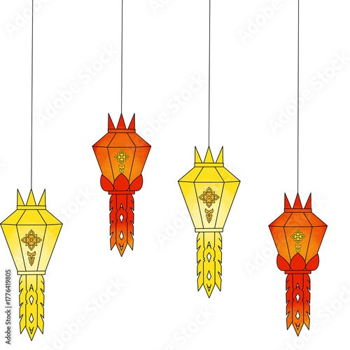 Foto Yi Peng Lanterns