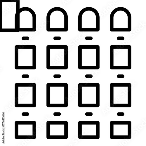 Fence Line Color Icon