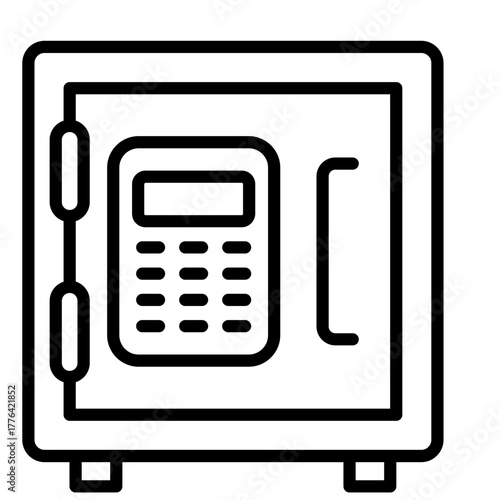 Strongbox Line Color Icon