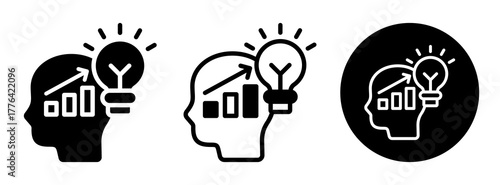 Increase Creativity Icon Collection Glyph & Mixed Style