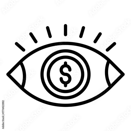 Vision Line Color Icon