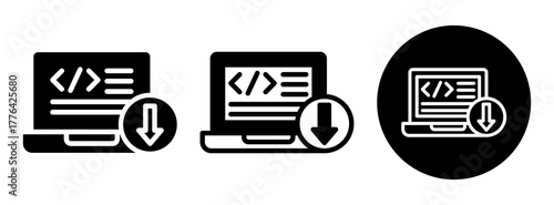 Low Code Icon Collection Glyph & Mixed Style