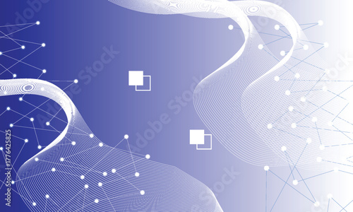 Abstract technology geometric lines background 