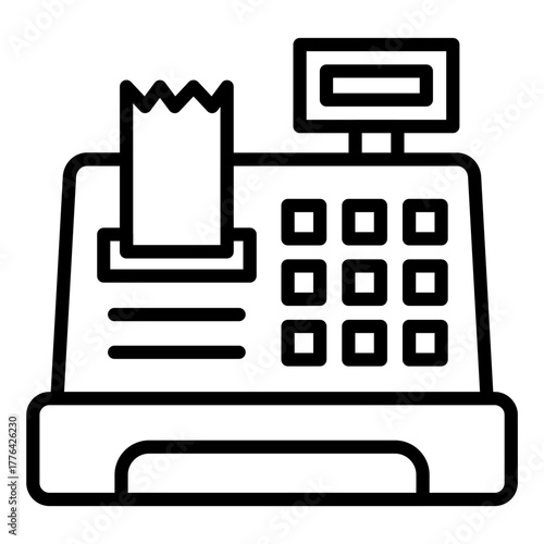 Cashier Machine Icon
