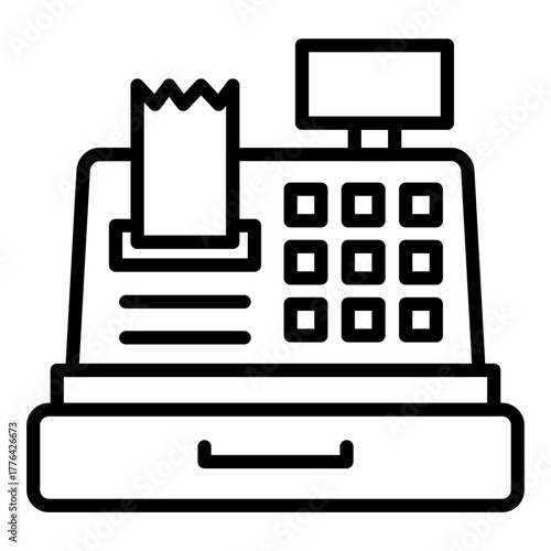 Cashier Machine Icon