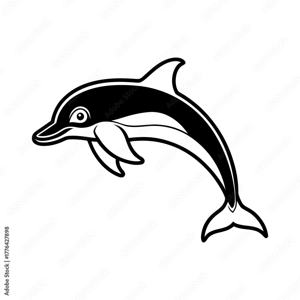 Naklejka premium Dolphin Logo Design | Ocean & Marine Branding