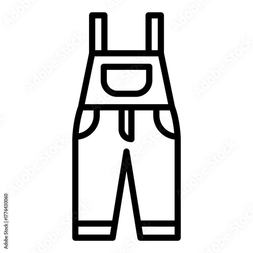 Overall Clothes Icon
