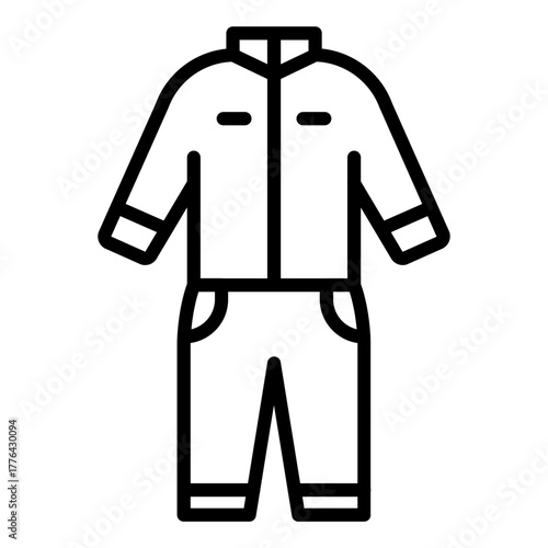 Coverall Clothes Icon