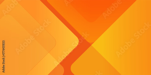 Abstract orange and yellow geometric background. Modern concept for graphic design, background, web design, poster, banner, book, slideshow. Vector illustration