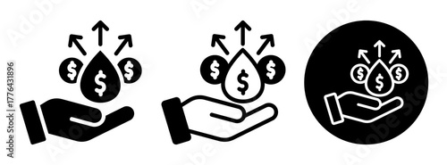 Liquidity Icon Collection Glyph & Mixed Style