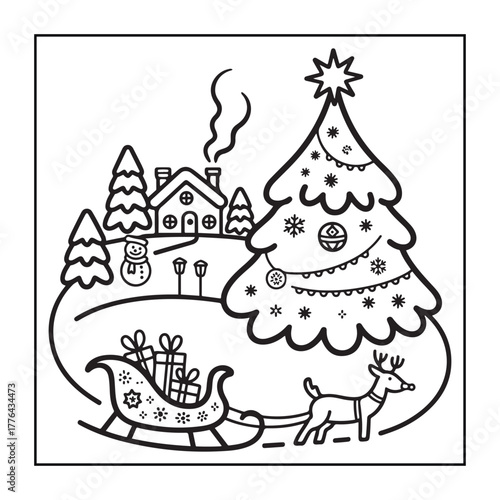 Cozy Season bold and easy coloring pages, with Thanksgiving, Christmas, winter, and autumn designs for adults, teens, and kids.