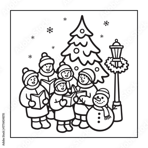 Wallpaper Mural Cozy Season bold and easy coloring pages, with Thanksgiving, Christmas, winter, and autumn designs for adults, teens, and kids. Torontodigital.ca