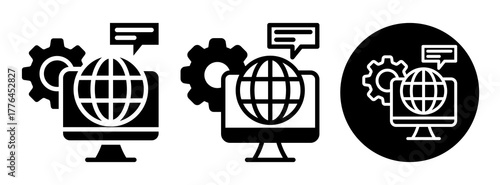 Dns Icon Collection Glyph & Mixed Style