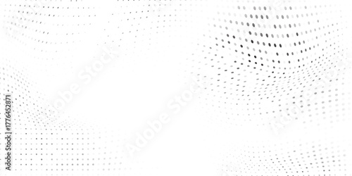 Modern mesh abstract mesh halftone gradient texture. Vanishing polka dot simple abstract modern art