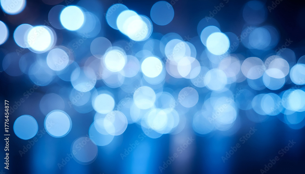 Fototapeta premium blue bokeh abstract background