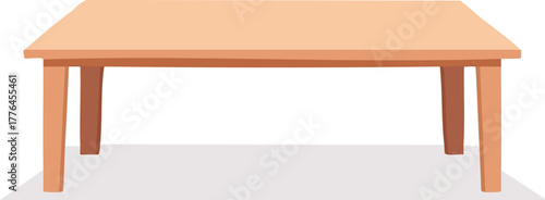 Minimal wooden table with clean lines and soft tones perfect for modern interior decor