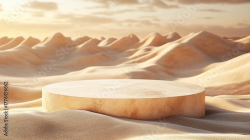 soft and minimalistic background with empty stage 