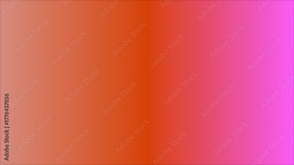 Fototapeta premium Vibrant orange red to fuchsia pink smooth horizontal gradient