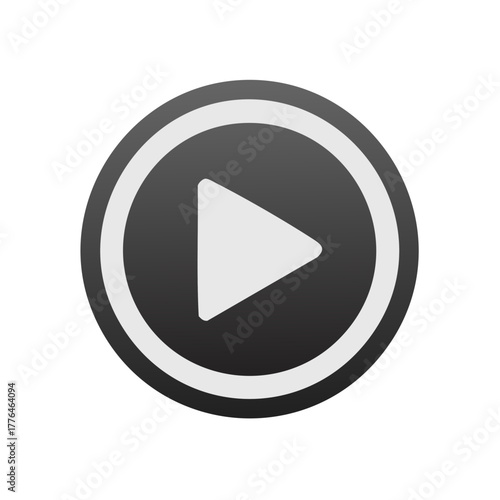 Modern Play Button Icon