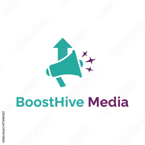 Dynamic boost hive media creative marketing and digital growth logo