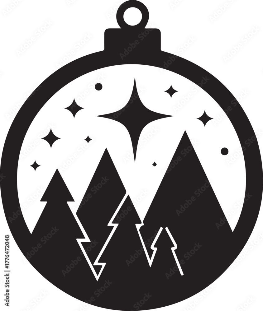 Fototapeta premium 15 Christmas Laser Cut Ornament Bundle 