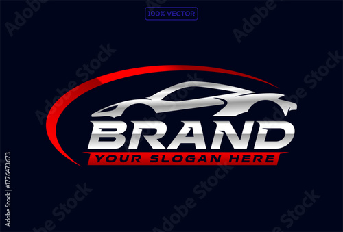 Car Automobile Garage  Concept Logo Design illustration element