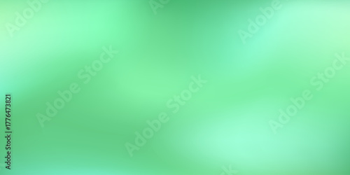 Fresh mint green gradient mesh texture background. Soft wave green gradient