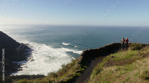 View from the lookout at Cape Perpetua along the Oregon coast