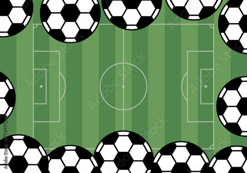 Football soccer background. Football Vector Background. Soccer Backdrop