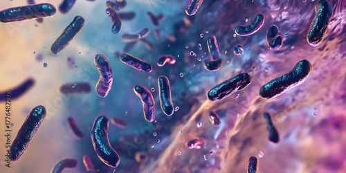 Bacteria and cells, Microscopic biology, Virus research