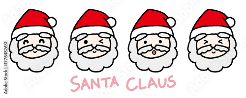 手描きのサンタクロース