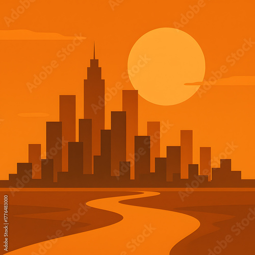 city in the night