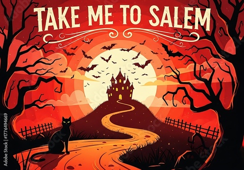 Take me to salem halloween scene