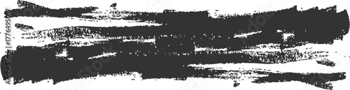 Wild dry brush stroke vector overlay