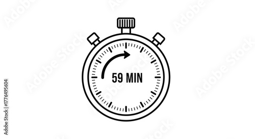 stopwatch vector illustration