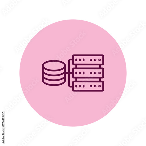 Data Server pentaglow , vector, pixel perfect, illustrator file 
