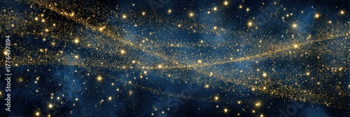 Wallpaper Mural Celestial Symphony - A mesmerizing dance of stars and cosmic dust in the vast expanse of space. Torontodigital.ca