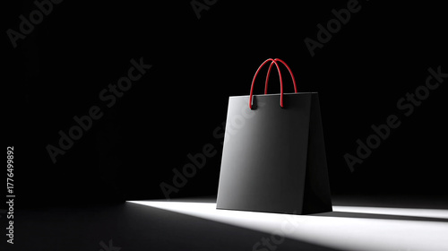 Background of Black Friday Shopping Bag