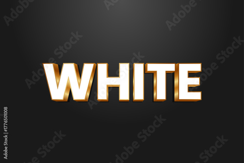 3D render of a golden Happy New Year sign or label on a vintage background for a business or marketing concept illustration