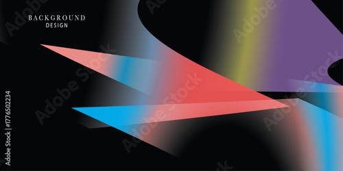 Abstract background with colorful  shapes