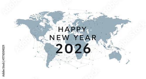 Wishing you a Happy New Year 2026 with a connected world, global greetings and best wishes for a bright future in the new year ahead